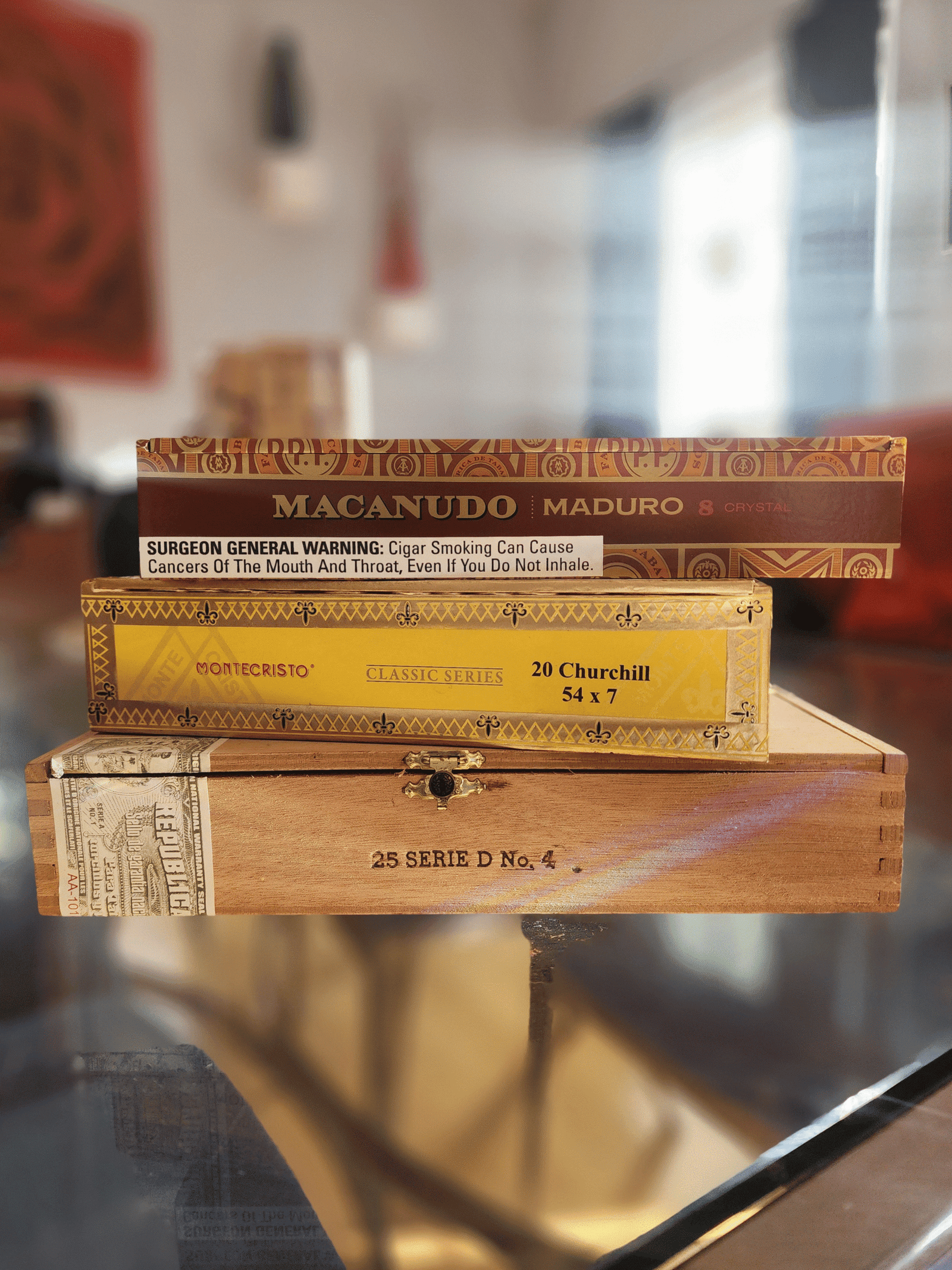 all three cigar boxes