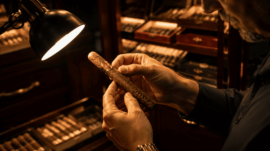 how to taste a cigar